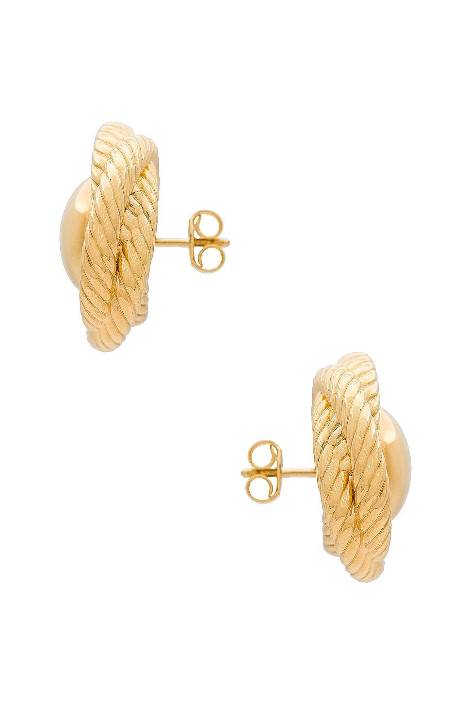 AUREUM Naomi Earrings Metallic Gold.. Product Image