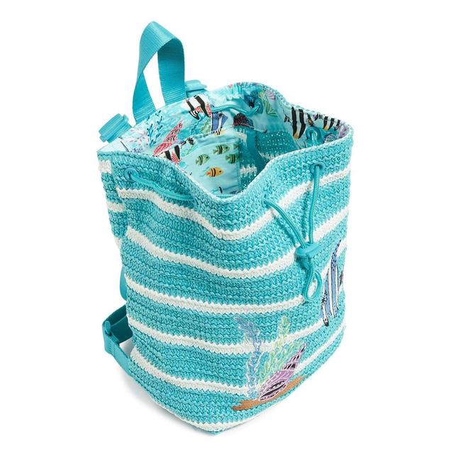 Outlet Straw Drawstring Backpack Product Image