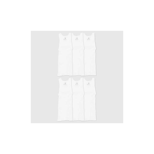 Hanes Mens Big & Tall 5pk Tanks - White XXL Product Image