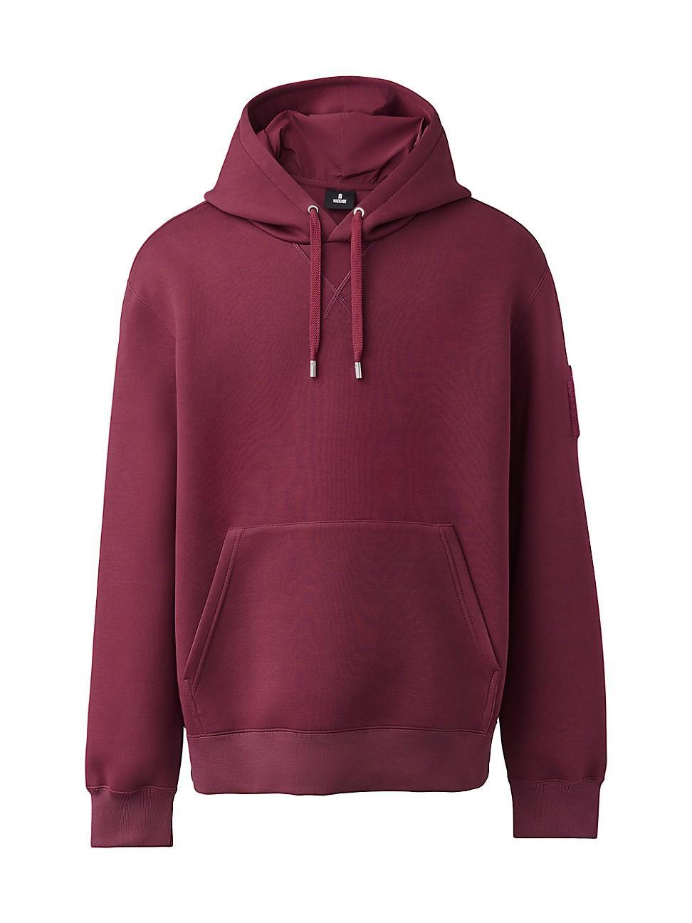 Mens Krys Velvet Logo-Embroidered Hoodie Product Image