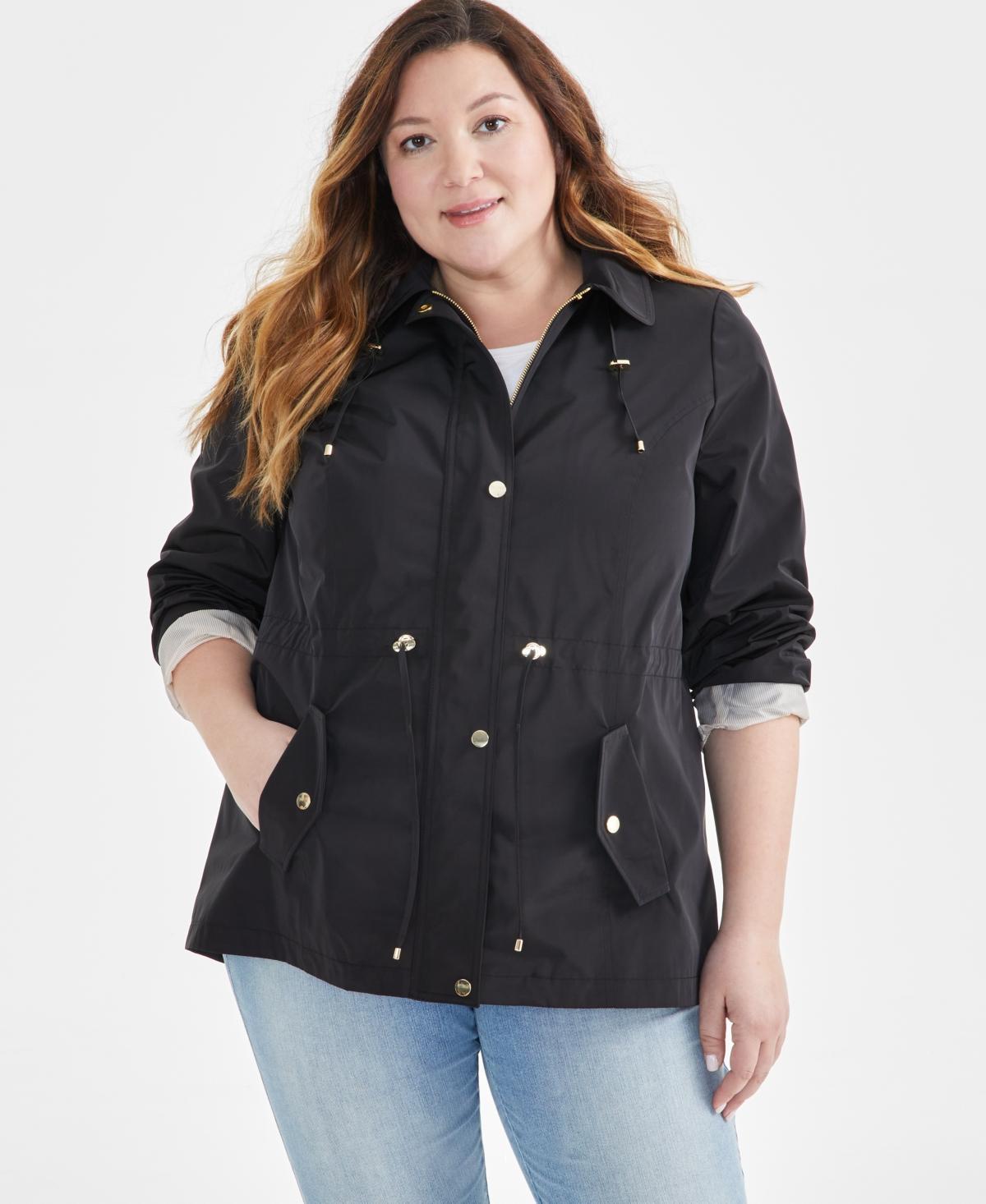 Style & Co Womens Hooded Anorak-4X, Created for Macys Product Image