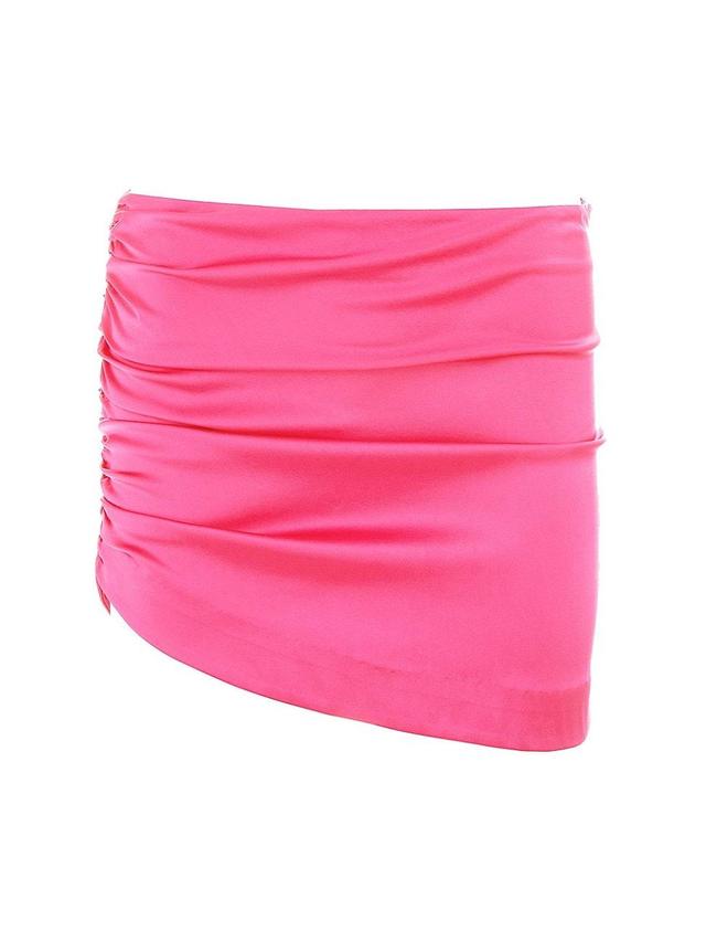 Womens Sapo Silk Mini Skirt Product Image