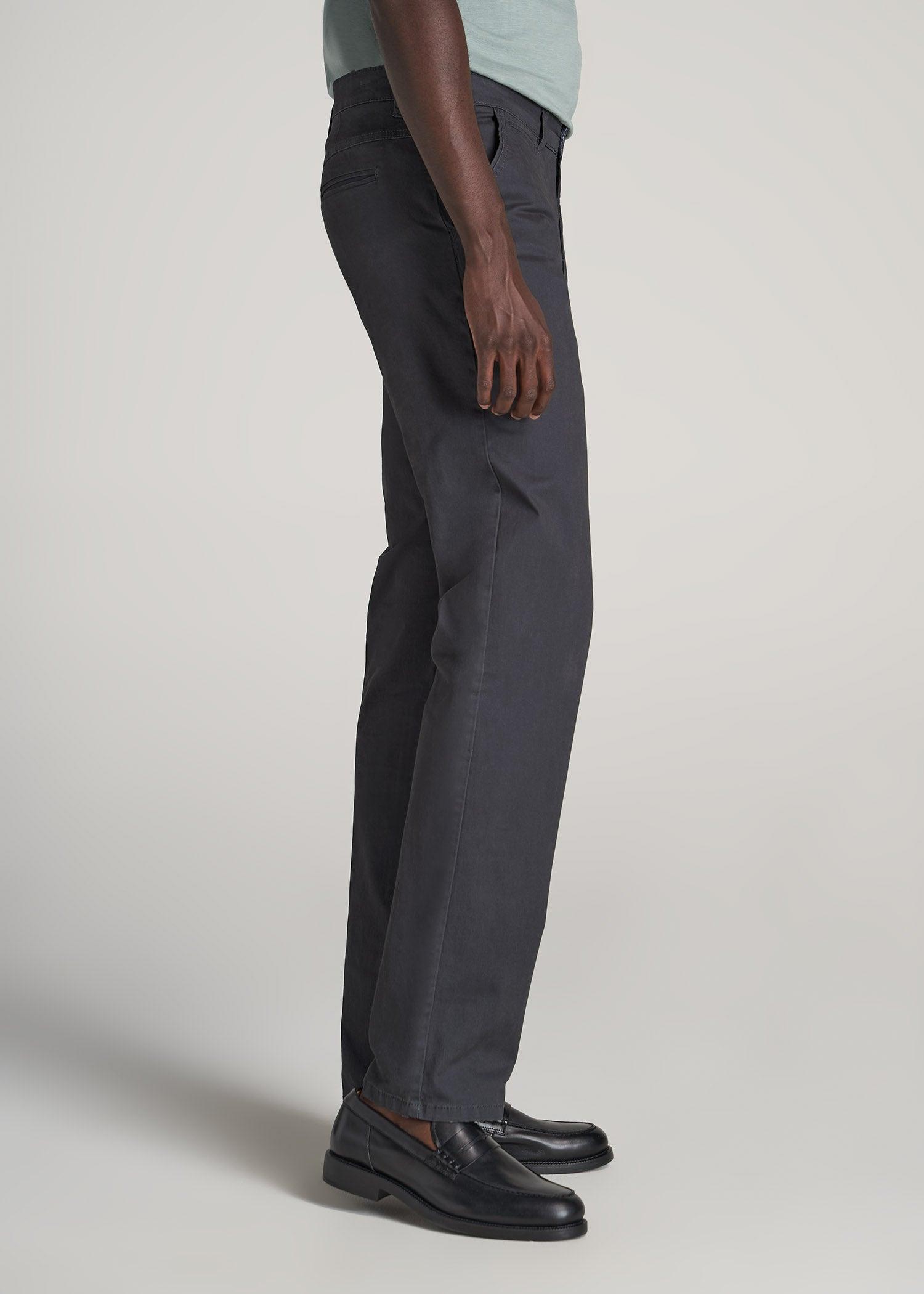 J1 STRAIGHT Leg Chinos in Iron Grey - Pants for Tall Men Product Image