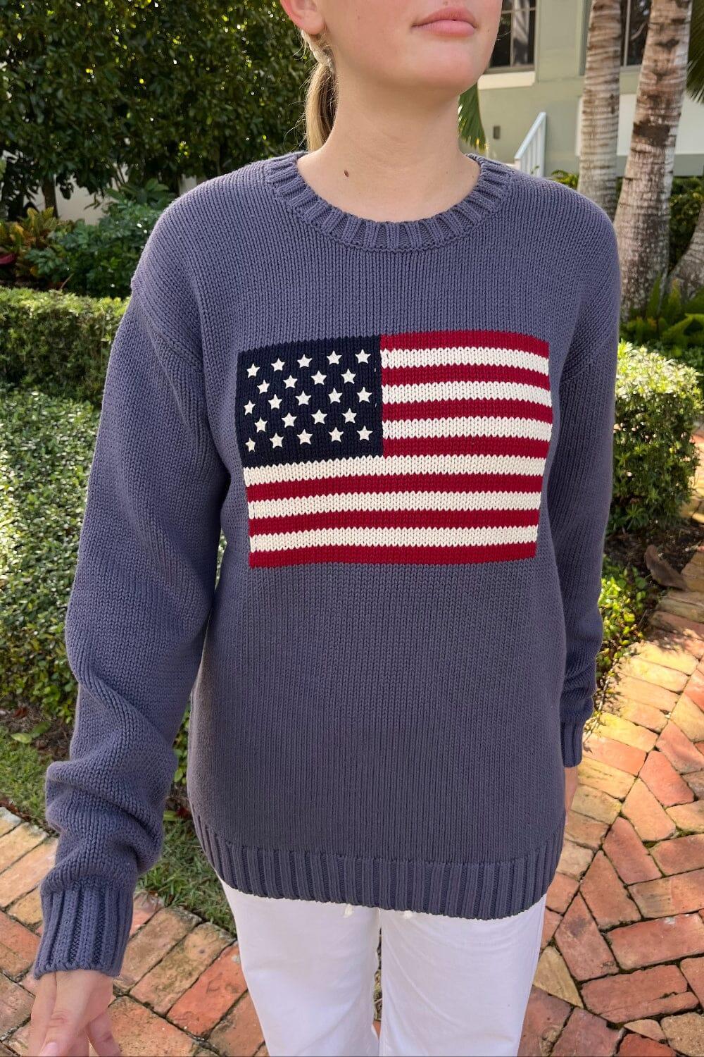 Nico American Flag Sweater Product Image