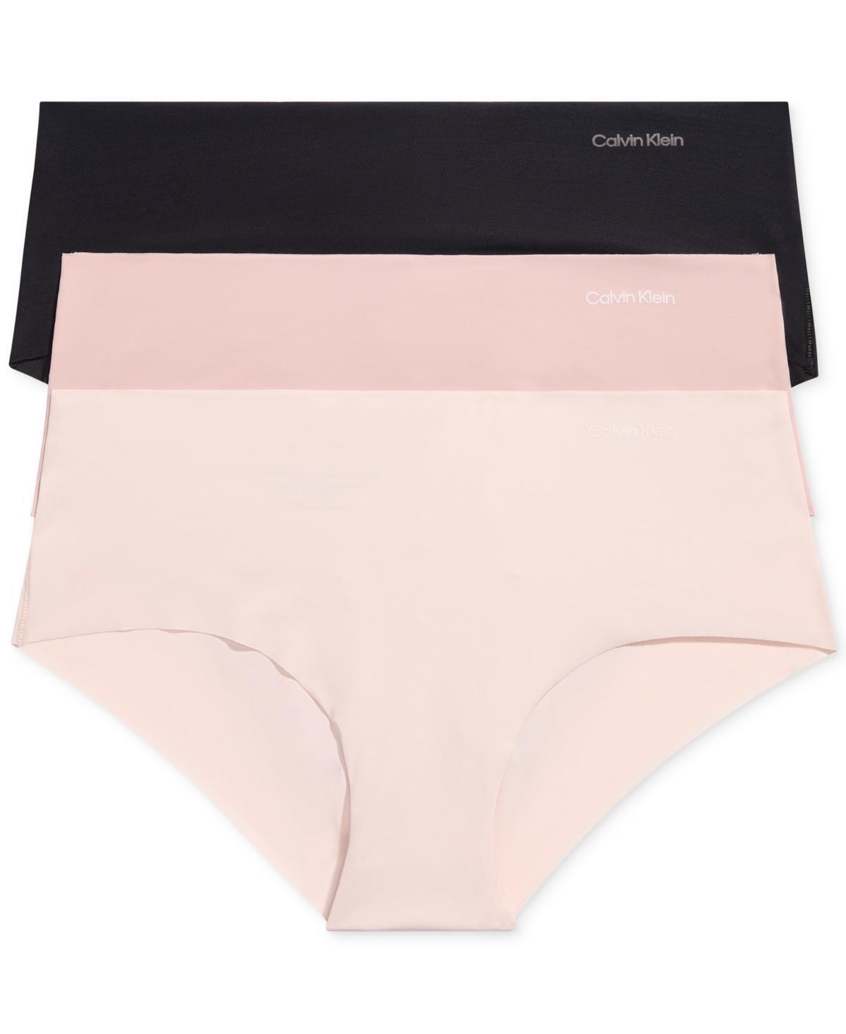 Calvin Klein Womens Invisibles 3-Pack Hipster Underwear QD3559 - Speak Easy/Light Caramel/ Product Image