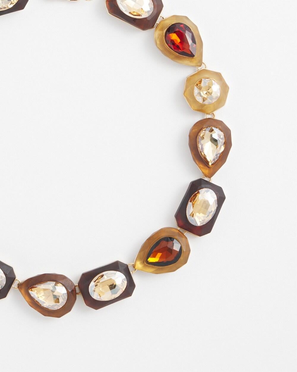 Neutral Bib Statement Necklace Product Image