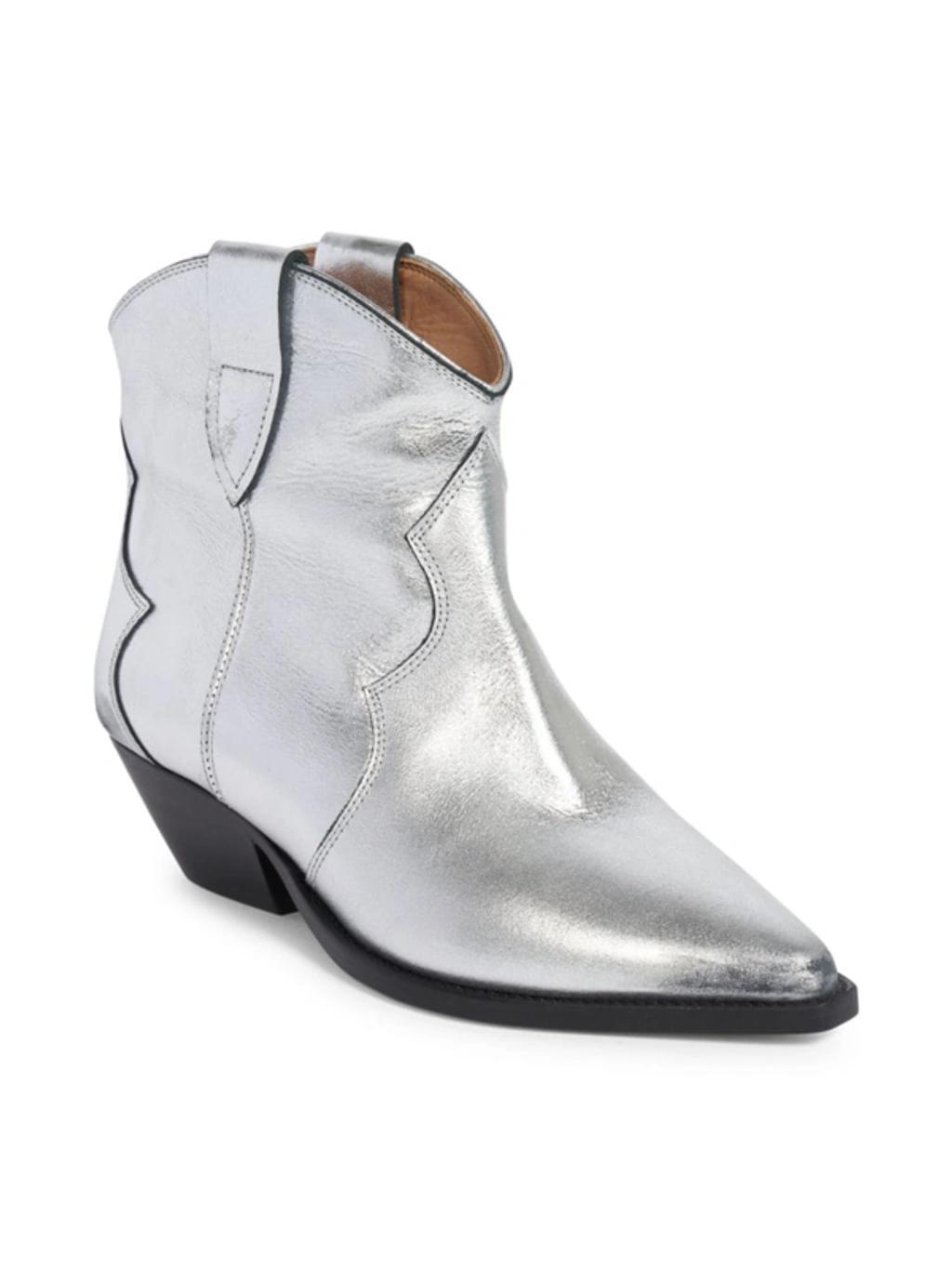 Dewina Ankle Boots In Silver Product Image