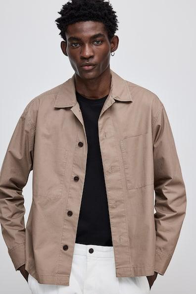 Regular Fit Twill Overshirt Product Image