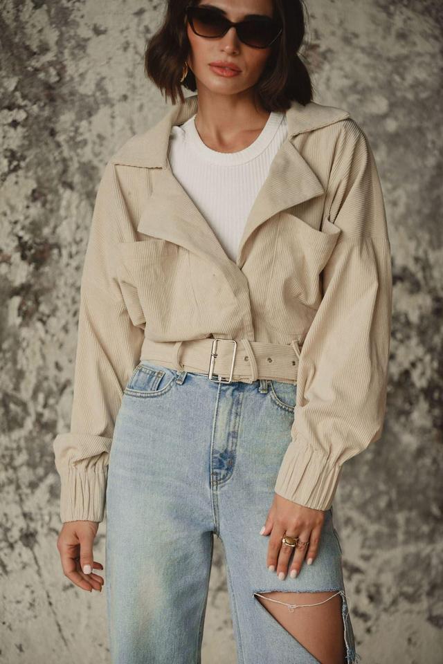 Jones Bone Cropped Corduroy Jacket  Product Image