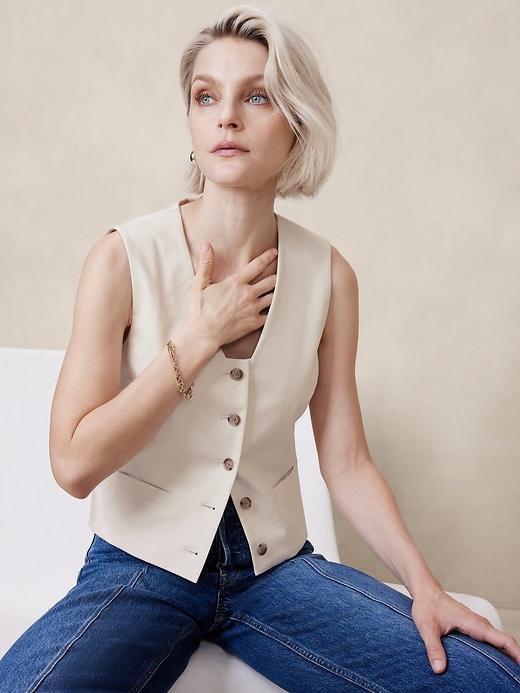 Cotton Twill Vest Product Image