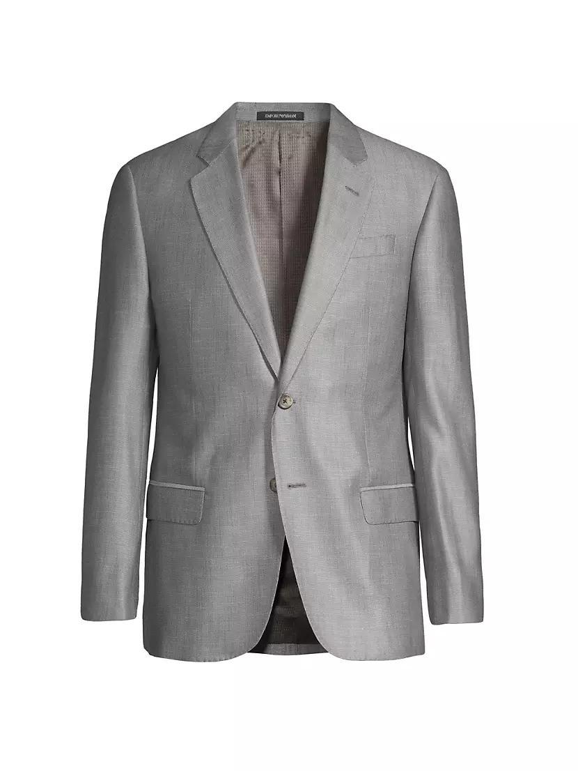 Textured Single-Breasted Blazer product image