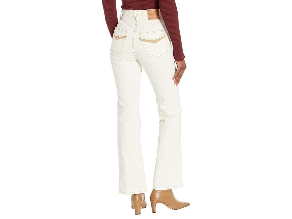 Levi's(r) Premium Movin On 70s High Flare (Sunny Cream) Women's Jeans Product Image