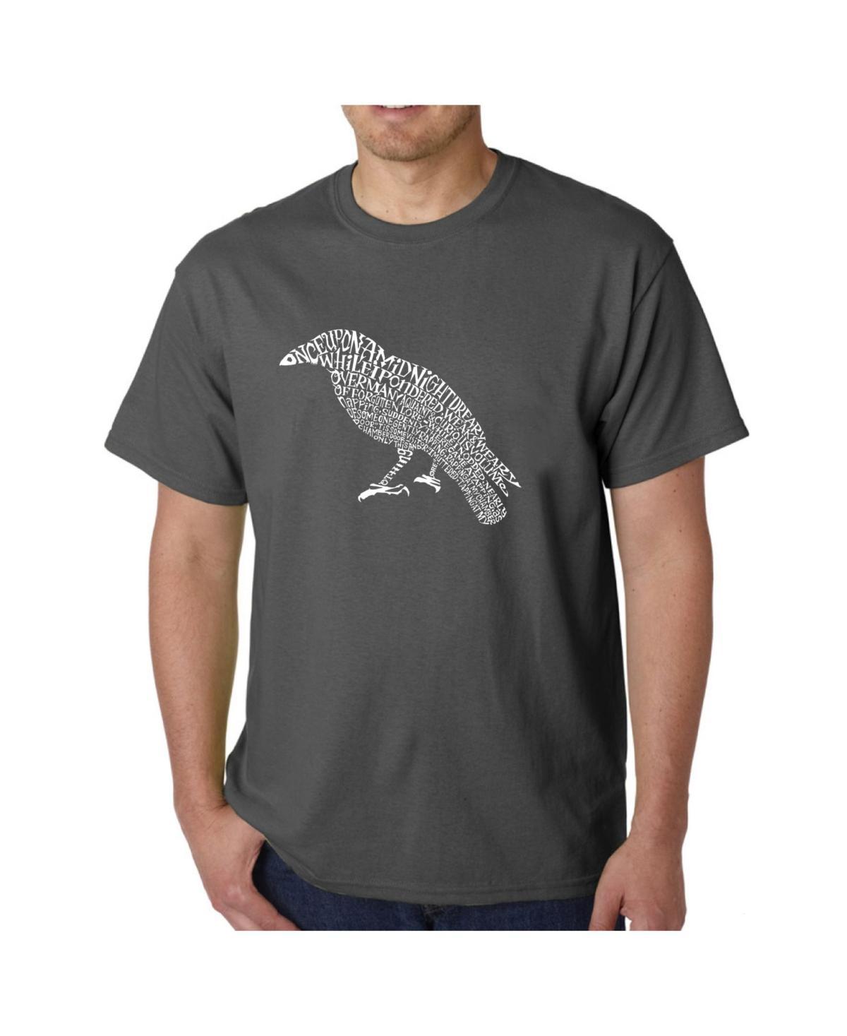 La Pop Art Mens Word Art T-Shirt - The Raven Product Image