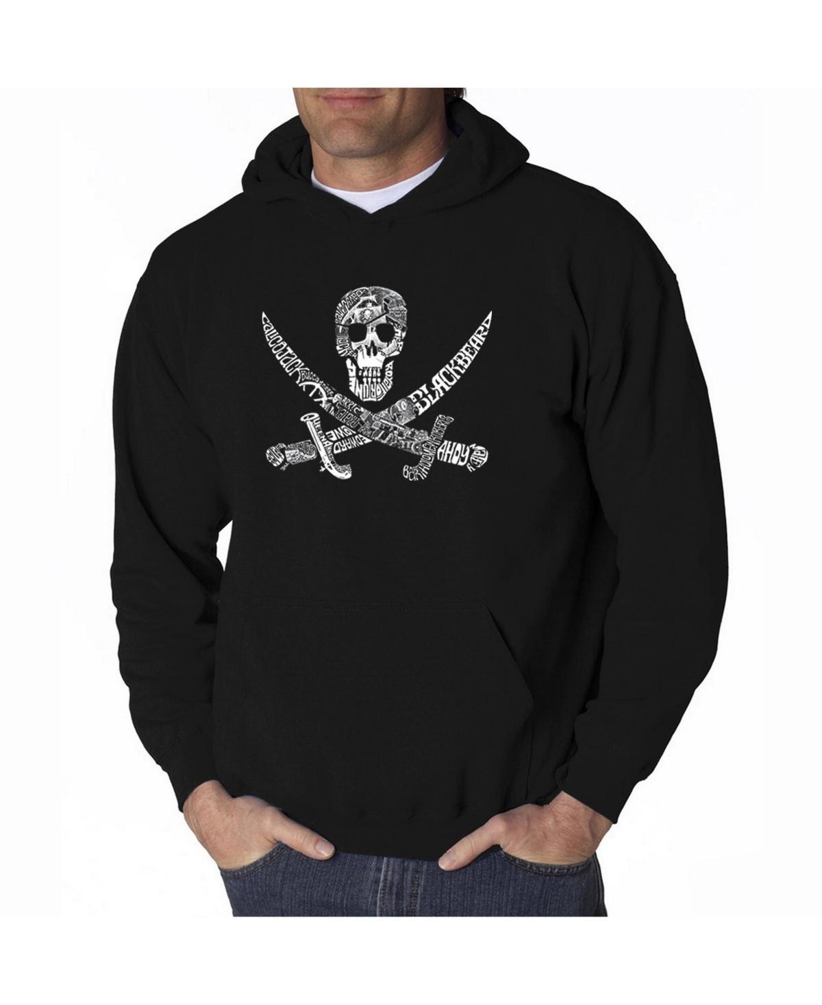 La Pop Art Mens Word Art Hoodie - Pirate Product Image