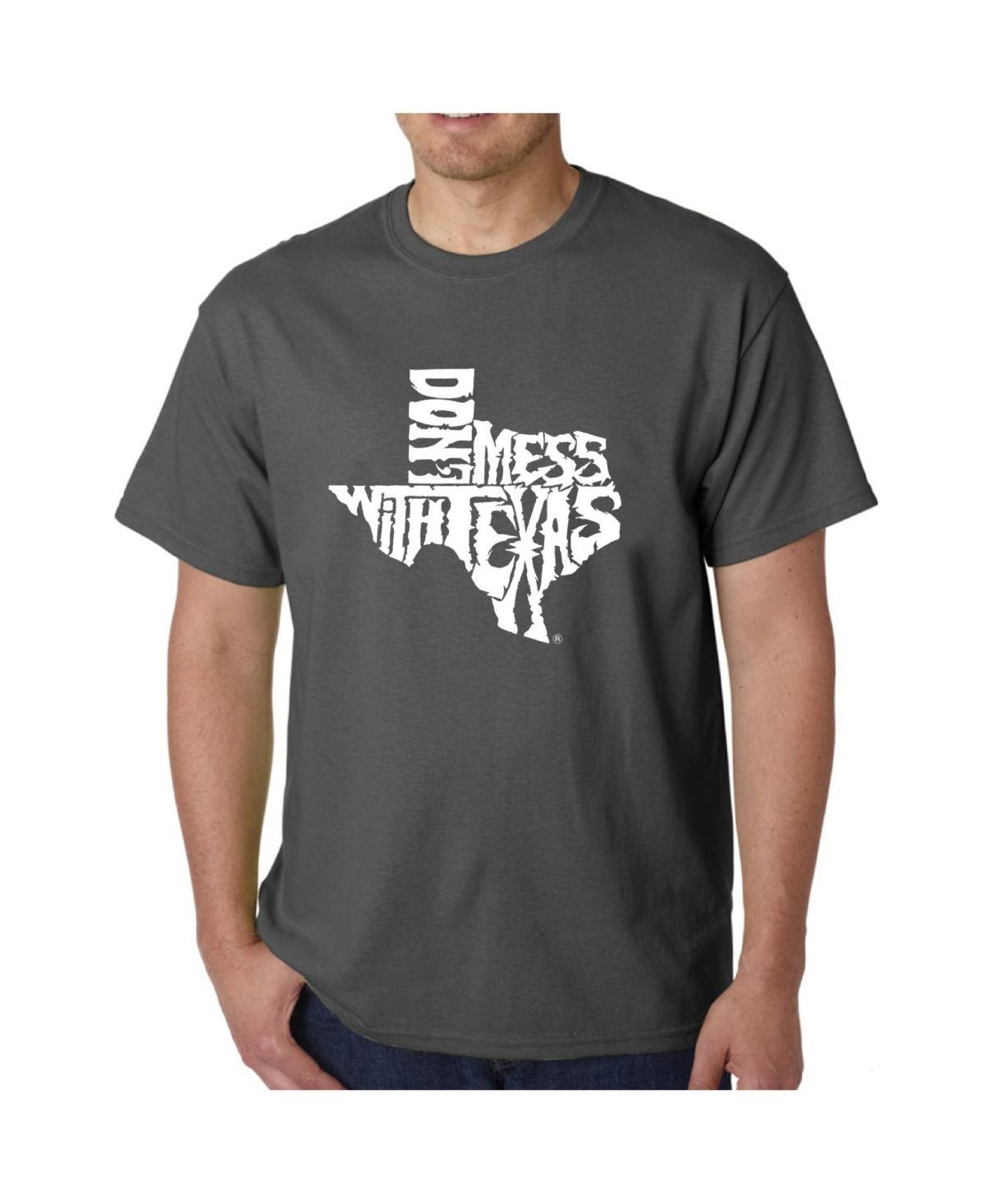 La Pop Art Mens Word Art T-Shirt - Dont Mess with Texas Product Image