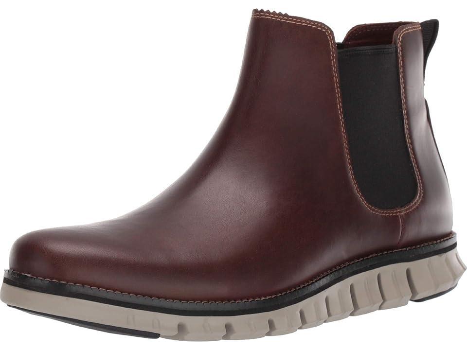 Cole Haan ZerGrand Waterproof Chelsea Boot in Bourbon Leather/Hawthorn at Nordstrom, Size 10 Product Image