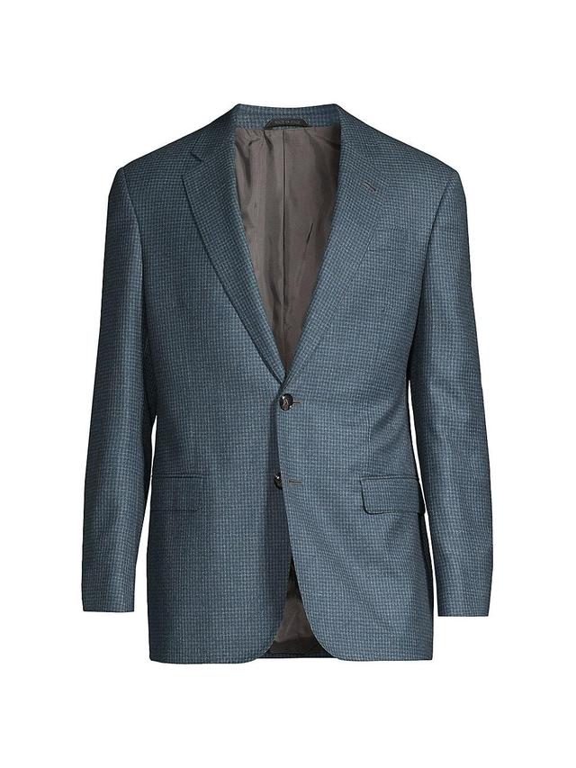 Mens Check Wool-Cashmere Sport Coat Product Image