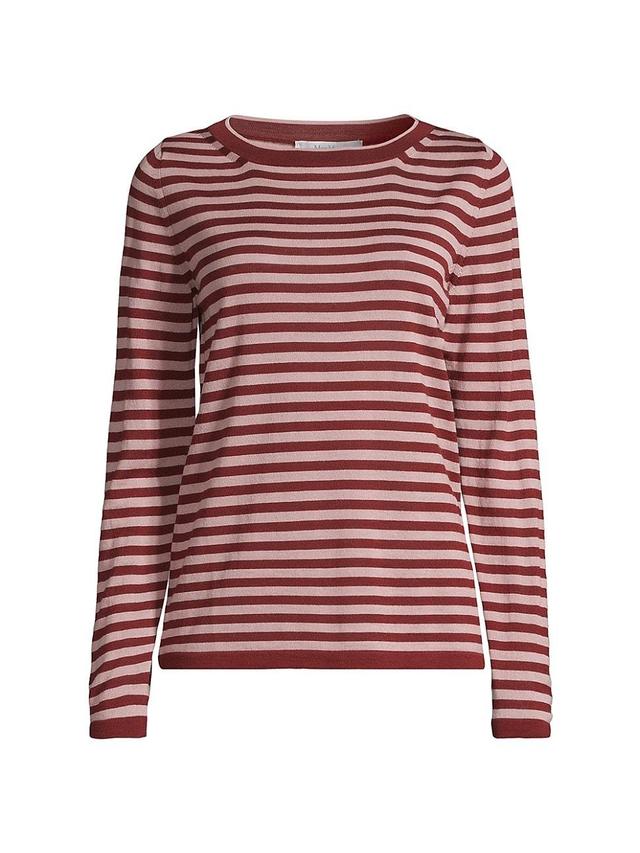 Max Mara Leisure Favola Stripe Virgin Wool Sweater Product Image