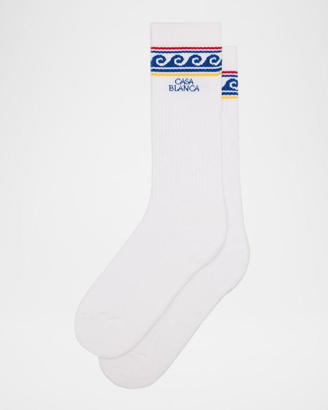 Men's Logo Basketball Crew Socks Product Image