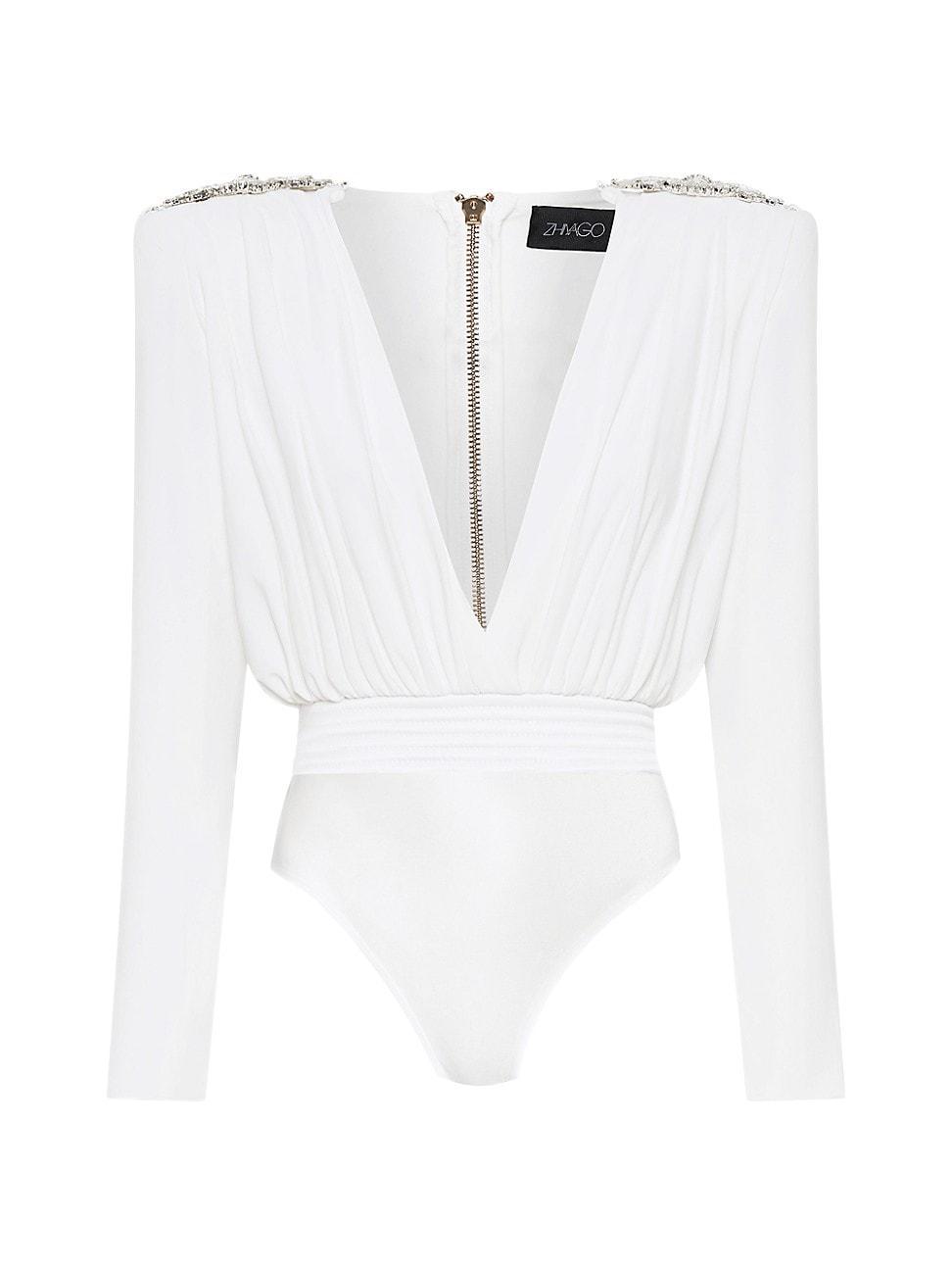 Womens Roxy Jewel-Embellished Bodysuit Product Image