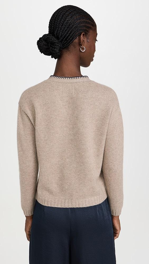 Jumper 1234 Blanket Stitch Cashmere Cardigan | Shopbop Product Image