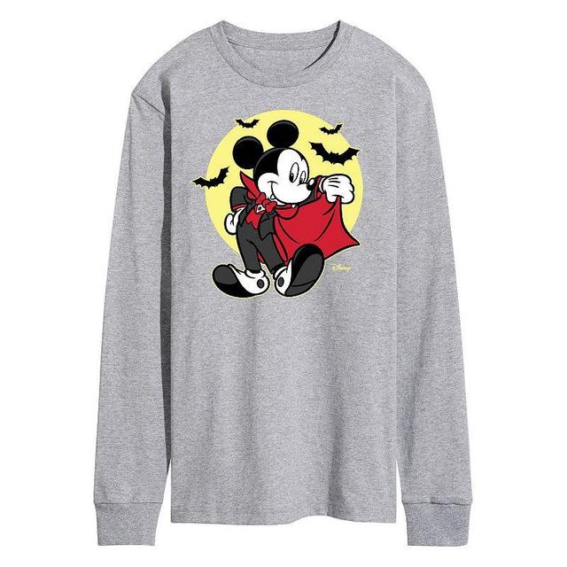 Disneys Mickey Mouse Mens Vampire Long Sleeve Graphic Tee Product Image