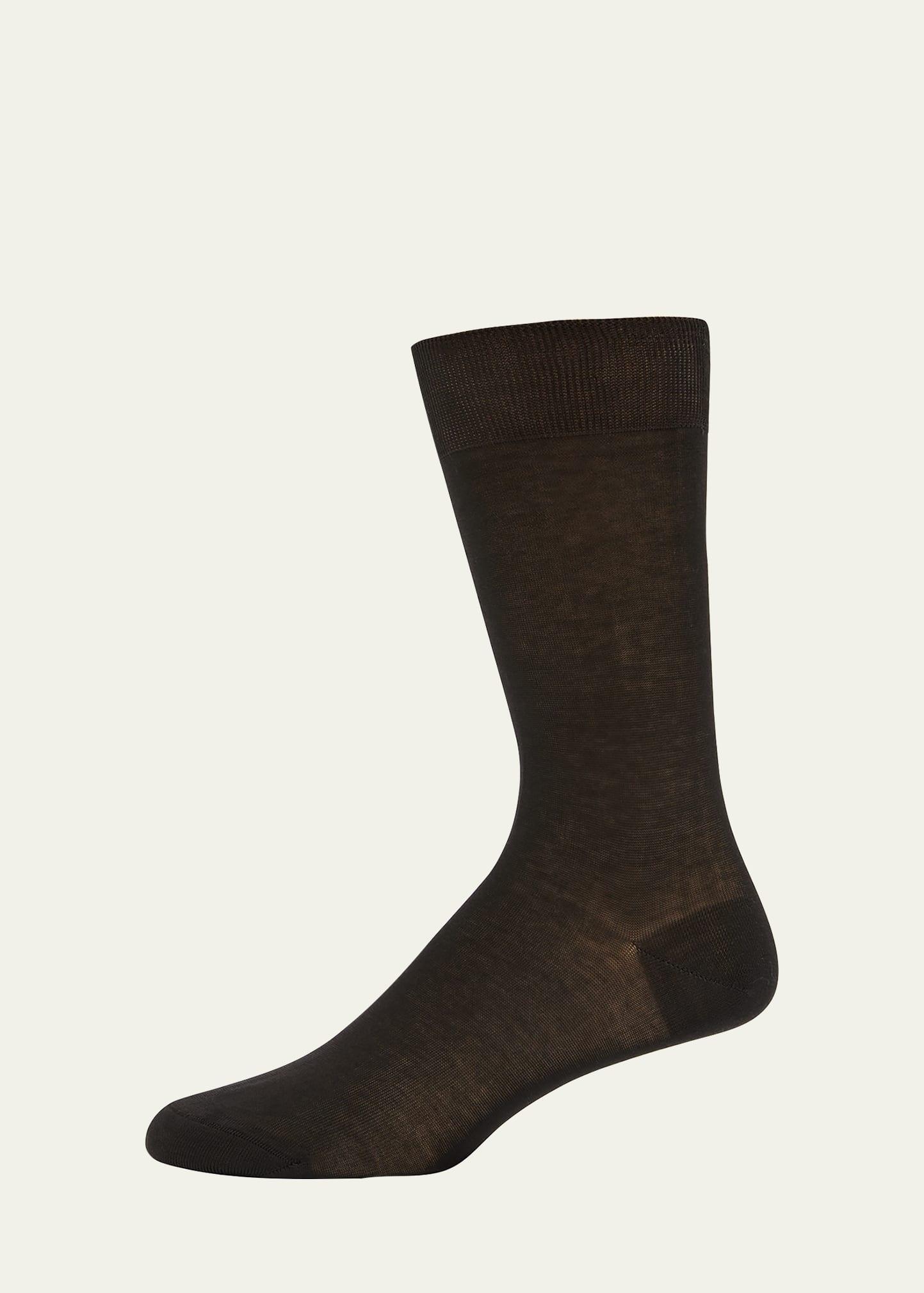 Mens Knit Crew Socks Product Image