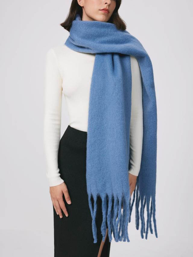 SOLID TASSEL SCARF Product Image