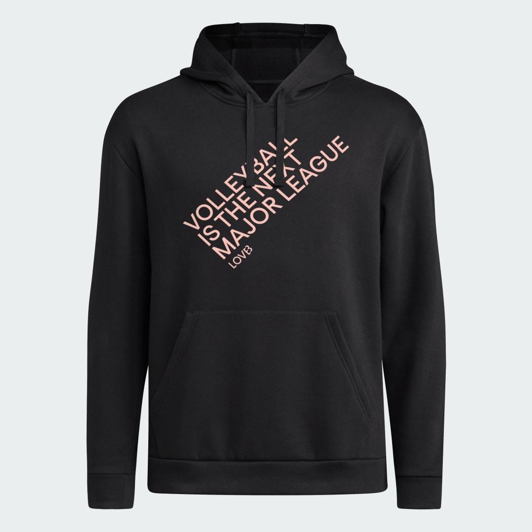 adidas LOVB Hoodie Black S Unisex Product Image