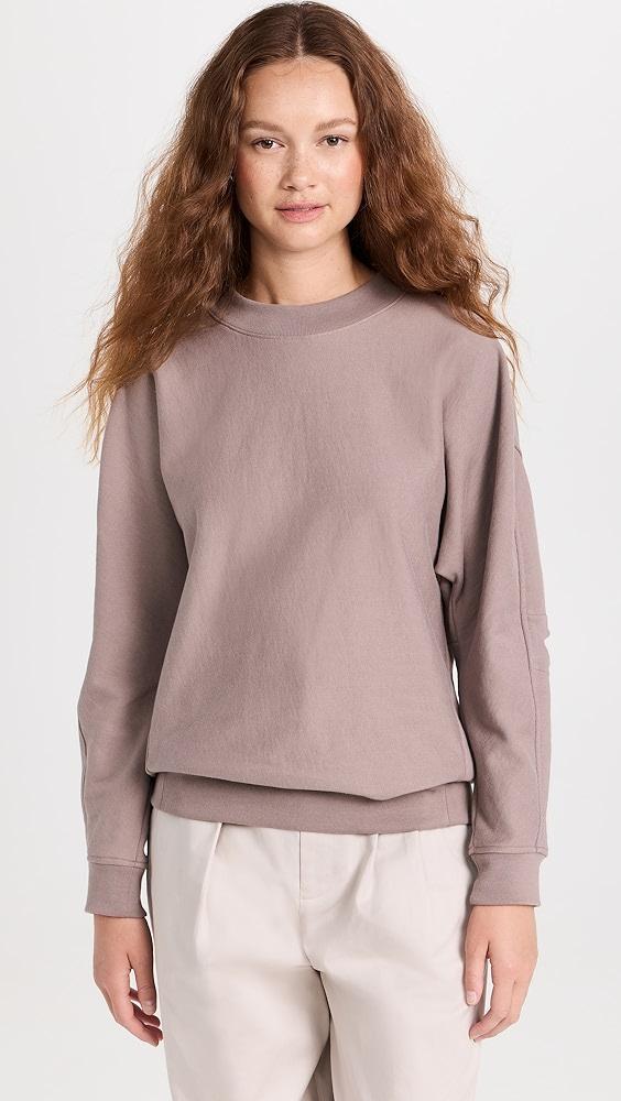 Tibi Cocoon Crew Neck Sweatshirt | Shopbop Product Image