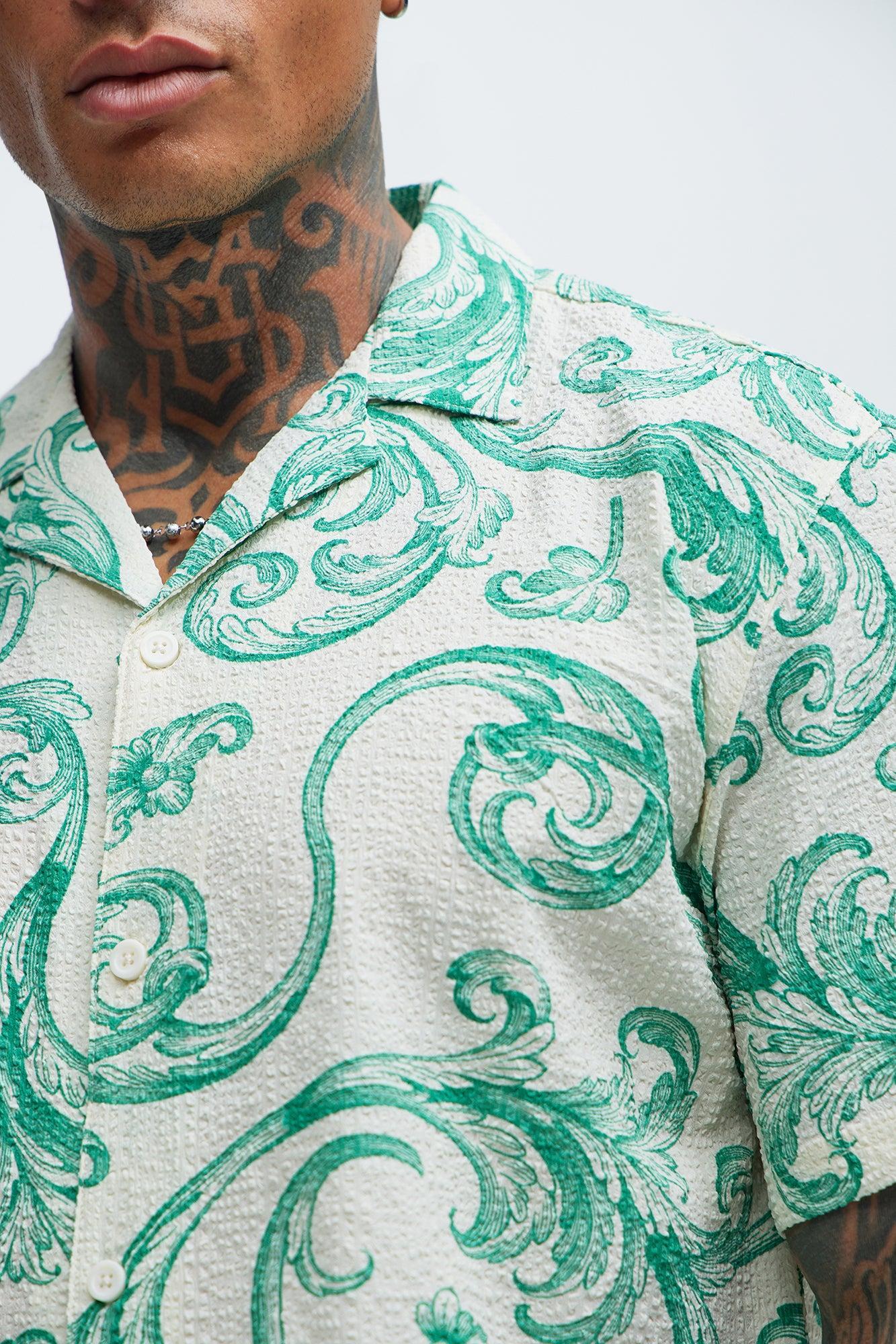 Stand Out Shirt - Green/combo Product Image