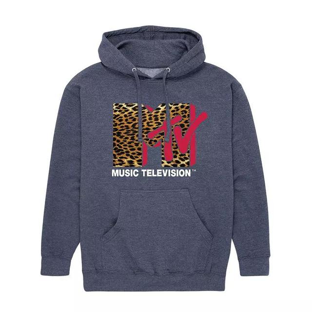 Mens MTV Classic Logo Leopard Hoodie Product Image