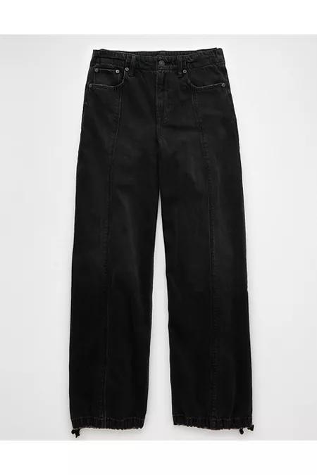 AE Strigid Super High-Waisted Ultra Wide-Leg Jean Women's Product Image