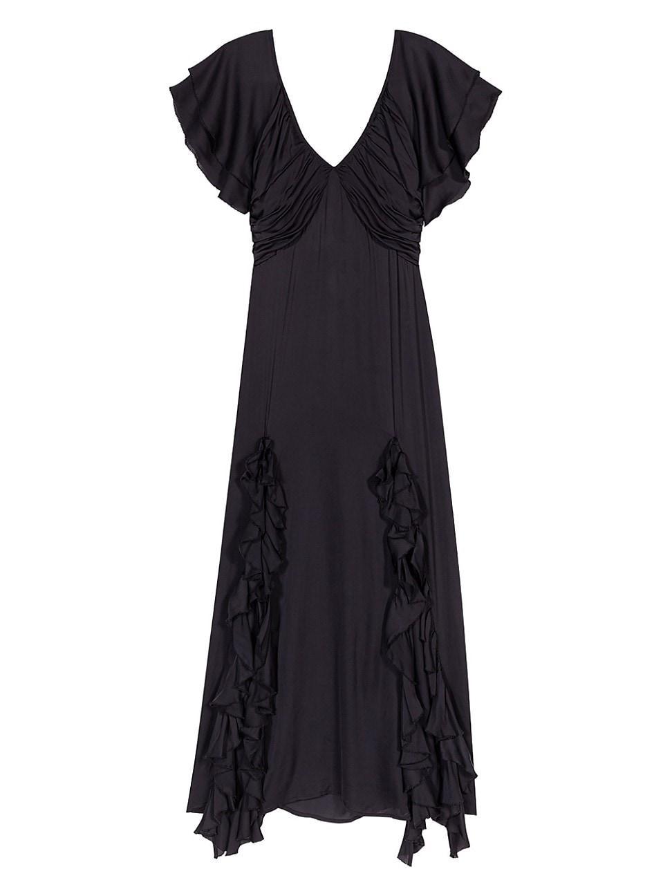 Womens Open-Back Maxi Dress Product Image