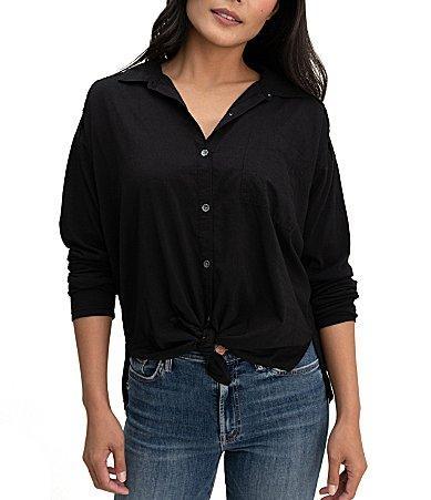 Womens Paige Button-Up Shirt Product Image