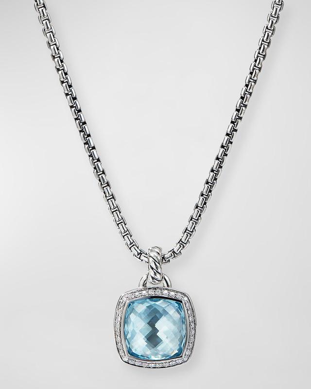 Albion Pendant with Diamonds in Silver, 18.8mm Product Image