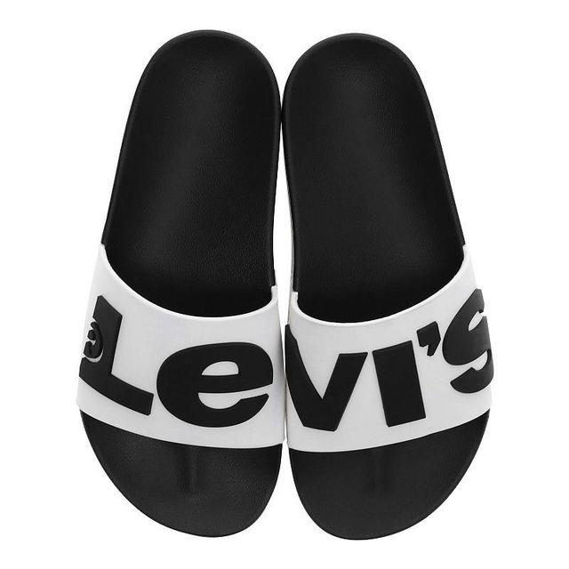 Split Logo Platform Slide - Slide Sandal Product Image