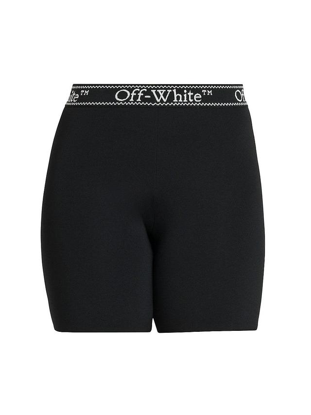 Womens Logo Waist Bike Shorts Product Image