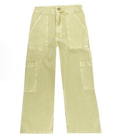 Billabong Big Girls 8-12 Relaxed Fit Tomboy Cropped Twill Cargo Pants Product Image