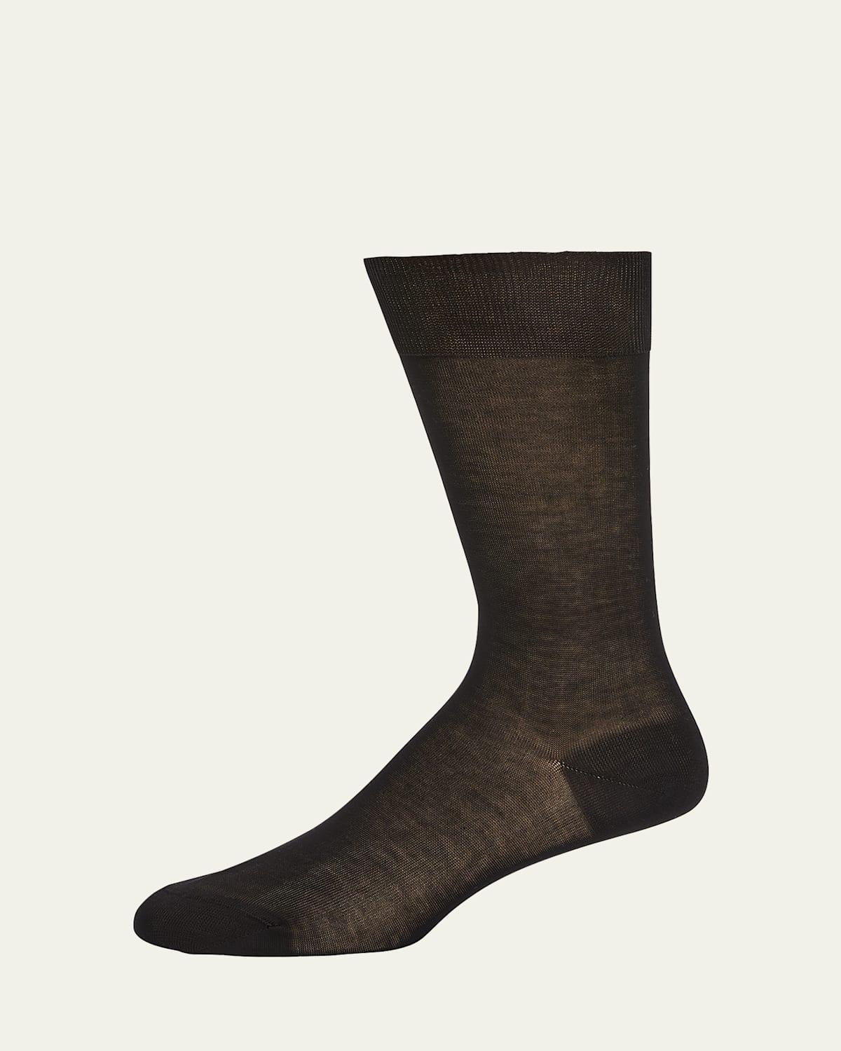 Mens Knit Crew Socks Product Image