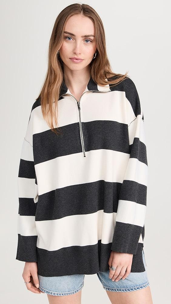 Free People Coastal Stripe Pullover | Shopbop Product Image