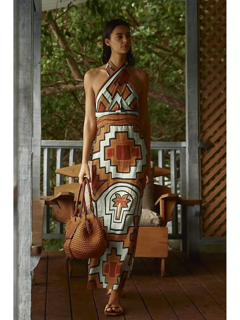 Energetic Patterns Maxi Dress Product Image