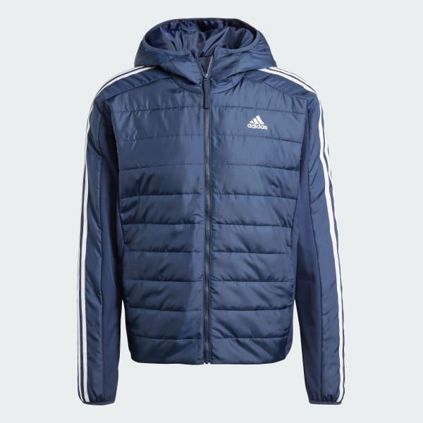 Essentials 3-Stripes Insulated Hooded Hybrid Jacket Product Image