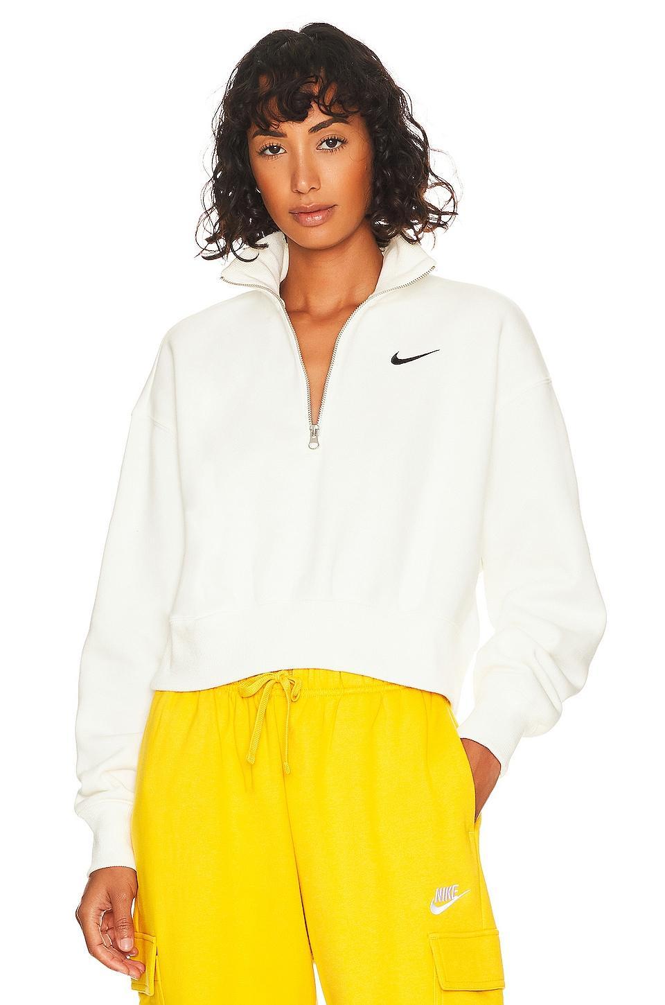 Crop Quarter Zip Sweatshirt Nike Product Image