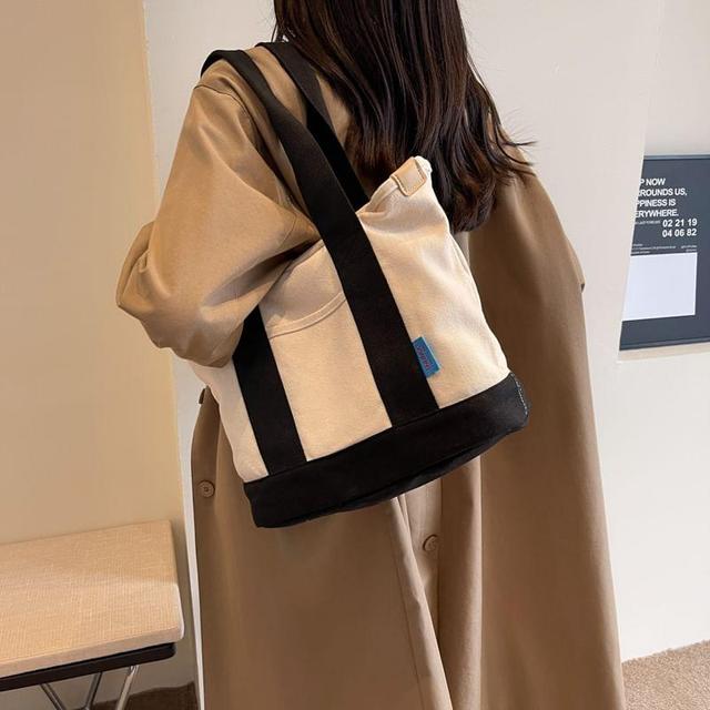 Top Handle Canvas Tote Bag Product Image