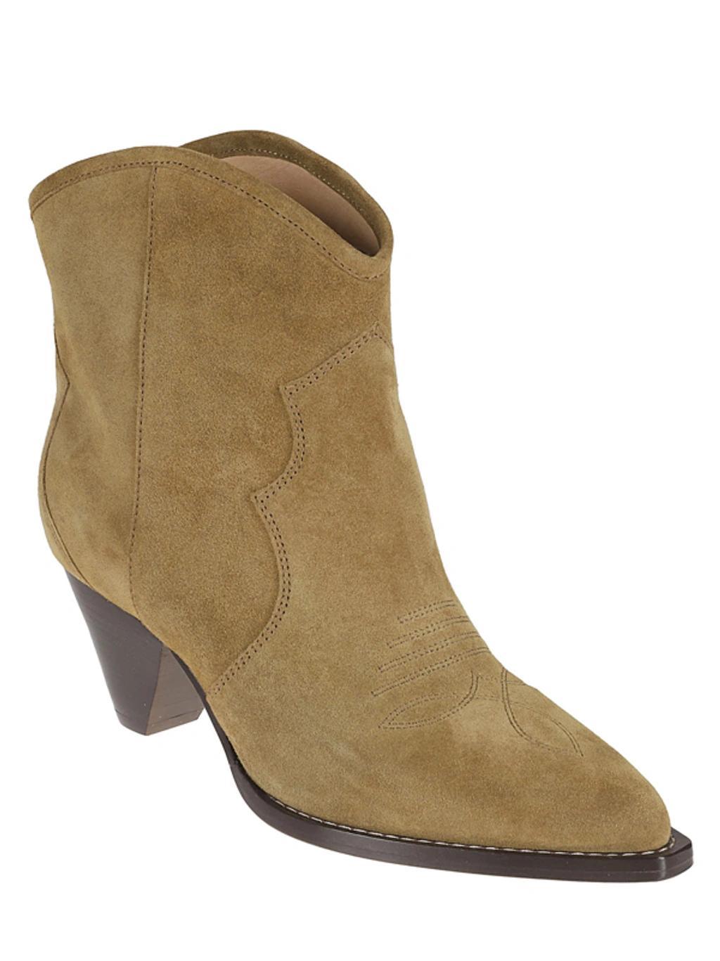 Womens Grey Boots In Brown Product Image