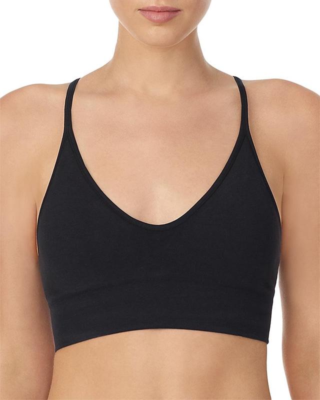 On Gossamer Womens Cabana Cotton Seamless Longline Bralette G5282 Product Image