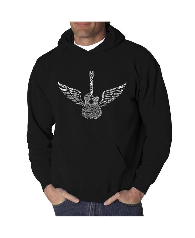 La Pop Art Mens Word Art Hooded Sweatshirt - Amazing Grace Product Image