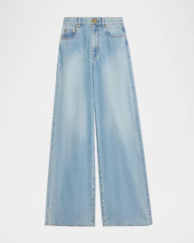  Crush Straight Wide Jeans Product Image