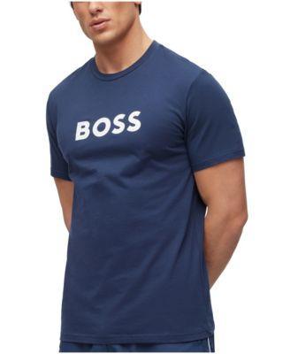 Mens Organic Cotton T-Shirt With Contrast Logo Product Image